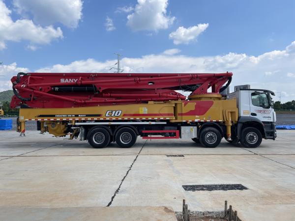 2020 Used Sany 62M Concrete Pump Truck Mercedes Benz Chassis