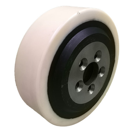 drive wheel for electric pallet truck PU on steel casters 200mm