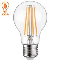 Diodo emissor de luz claro Edison Bulb 200V 240V A60 da lâmpada de filamento E27 do diodo emissor de luz 8W