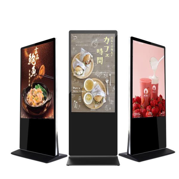 Floor Stand LCD Advertising Display Player 32 43 49 55 Inch
