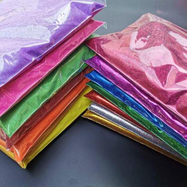 1kg Bag Packing Bulk Fine Chunky Glitter in Multiple Colors of Eco-friendly PET for Polyester Glitter Powder Application