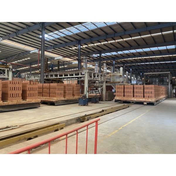 Full Automatic Clay Brick Tunnel Kiln With Dryer Chamber