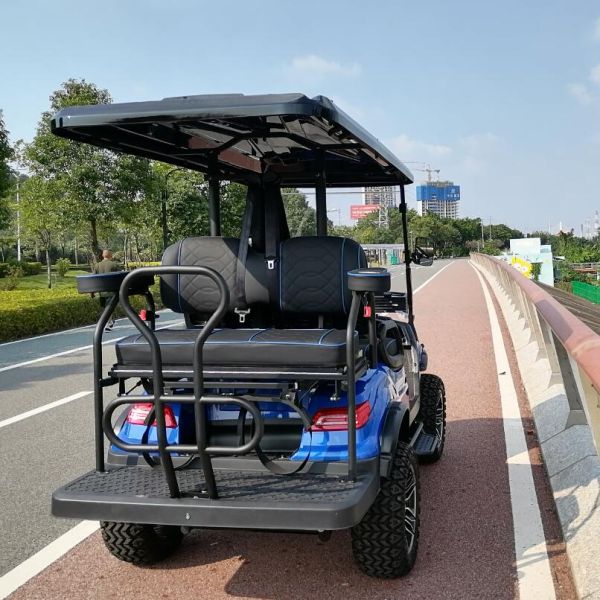 OEM Электрическая поднятая тележка для гольфа 4 места саморегулируемая стойка и рулевое устройство