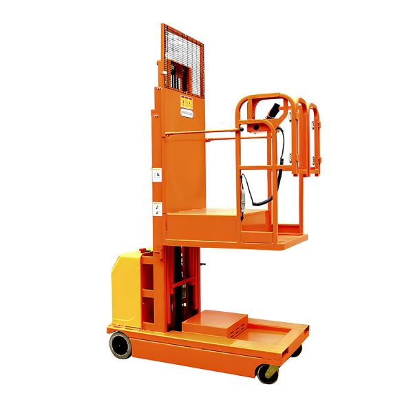 2.7m-4.5m Full Electric Indoor Cherry Aerial Order Picker Platform High Velocity