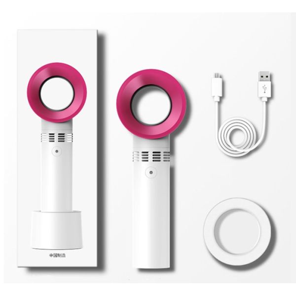 Вентилятор USB красочного мини вентилятора USB Handheld перезаряжаемые портативный Bladeless