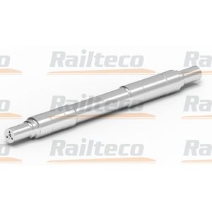1879.6mm Length Railway Locomotive Axle 209.55mm Gear Seat Diameter