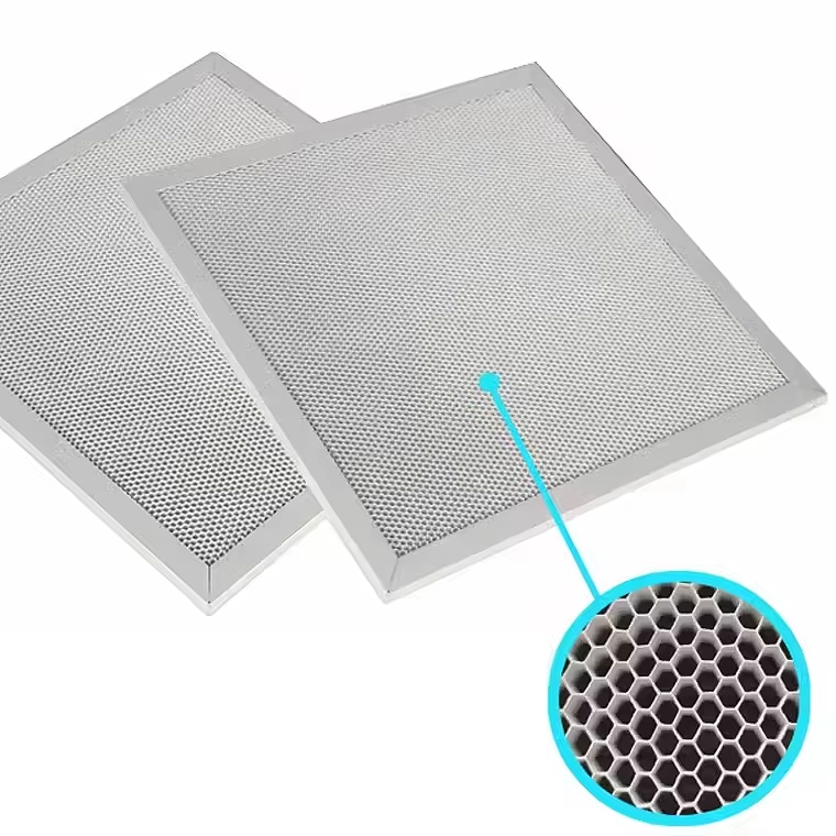 Eco-Friendly Aluminum Honeycomb Core Photocatalyst Air Filter with High Permeability for Rapid Formaldehyde Removal