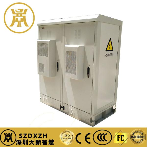 IP55 Impermeável Cabine de energia exterior de duas baías Cabine elétrica de metal com distribuição de energia