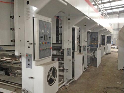 Roll To Roll Automatic Rotogravure Printing Machine 0.6MPa Pneumatic Source