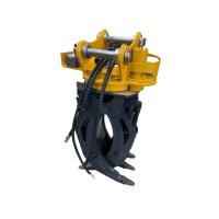 O log de madeira de Stone Grab Hydraulic da máquina escavadora NM400 luta