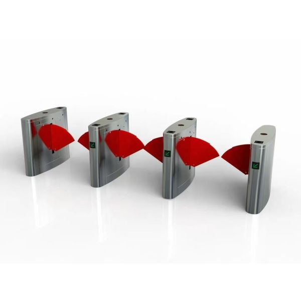 Dual-Direction Swing Barrier Turnstile with Infrared Anti-Clamp Durable 5M+ Cycles