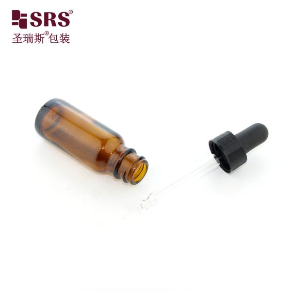 Hot Selling 15ml 30ml 60ml Green Amber Transparent Glass Dropper Bottle