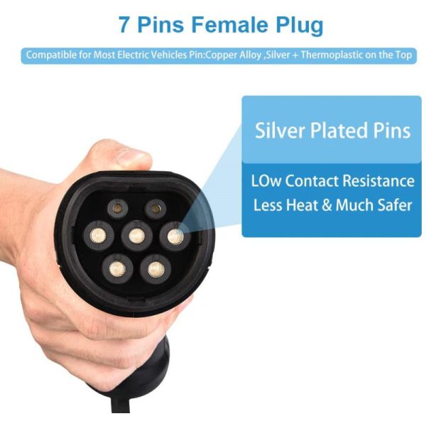 Домашняя зарядная станция 7kw 32A портативная для электрического автомобиля водоустойчивого