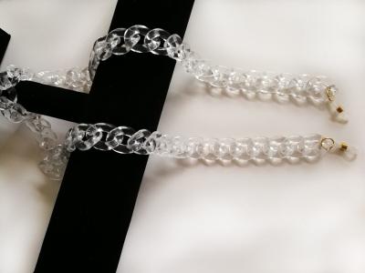 face mask lanyard chain Eyeglass holder Beaded masking Lanyard pearls for glasses
