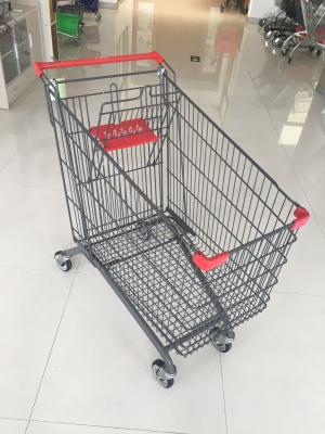 270 L Large Capacity Supermarket Grocery Shopping Cart With 4 Casters