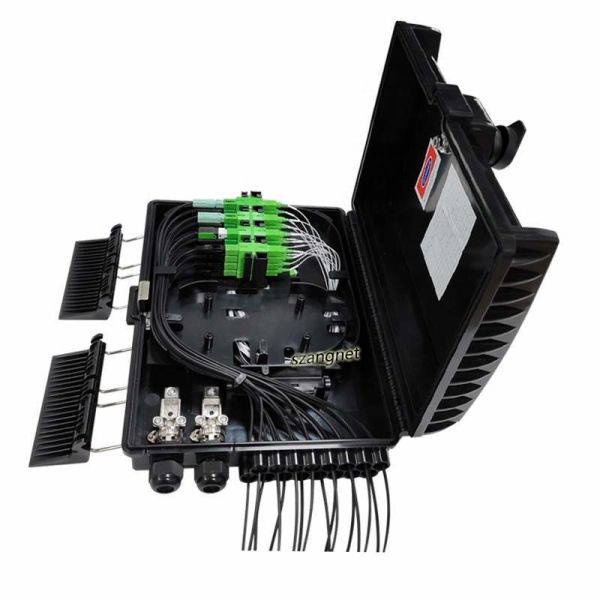 16 Core ODN Fiber Optic Distribution Terminal Box for FTTH and Sturdy PC ABS