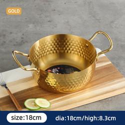 Multi-function Kitchen Cooking Pot Induction Stock Pot Stainless Steel Korean Cookware Soup Pot With Handle