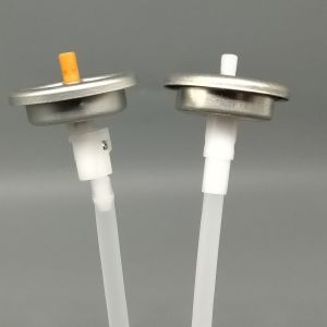 Válvula de control de pulverización en todas las direcciones para aerosoles técnicos y domésticos