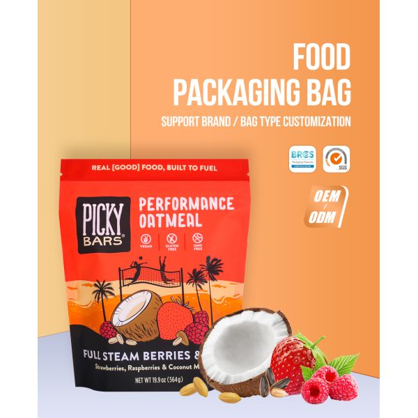 Custom Moisture Proof Dried Food Packaging Bag Gravure Printing for Fruit and Milk Powder