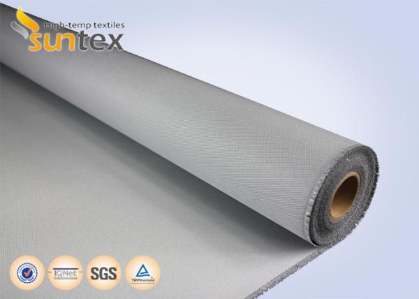 O plutônio térmico flexível do material à prova de fogo revestiu o conector de canal flexível da tela da fibra de vidro