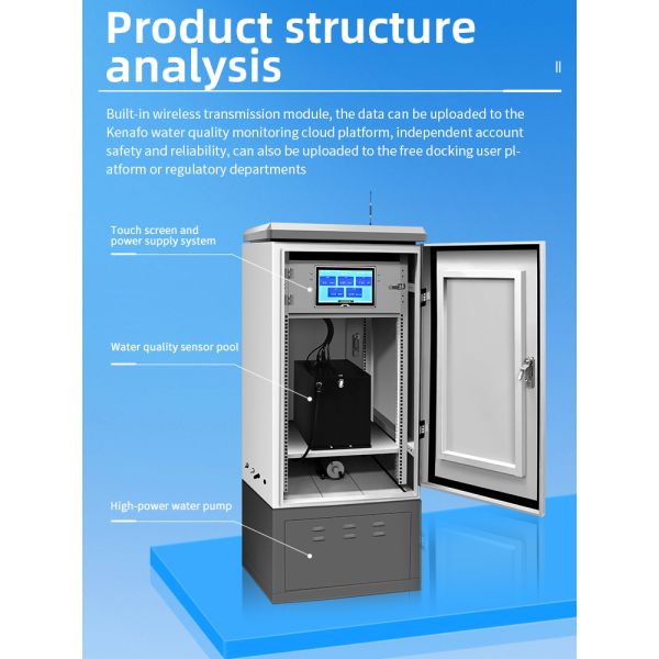 COD Ammonia River Monitoring System Micro Water Quality Monitoring Station