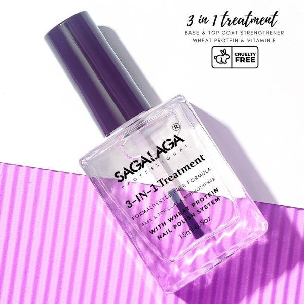 3 in 1 Nail Hardener Strengthener Treatment for Weak and Damaged Nails Nail Strengthen Growth