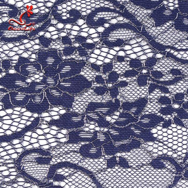 Оптовый французский королевский голубой маркизет продукта тканей ткани шнурка для одежды