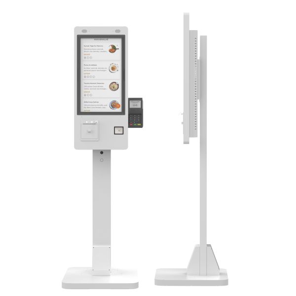21.5inch Vertical Self-Service Payment Kiosk with HD Touch Screen for Fast Food Restaurants