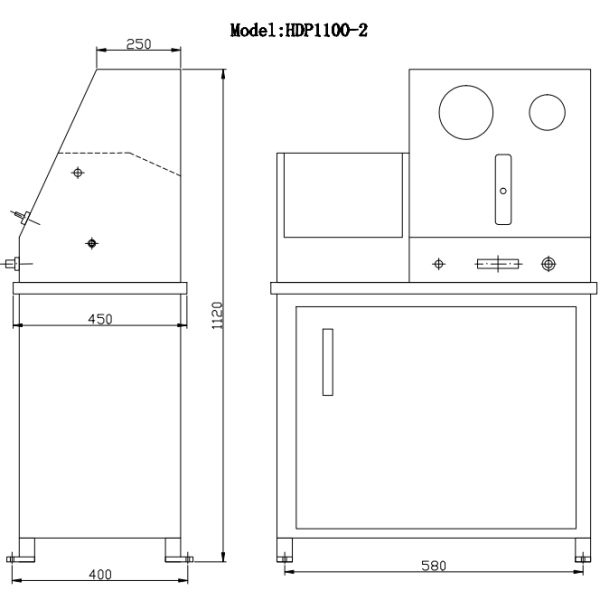 Блок насоса теста вентиля горючего
