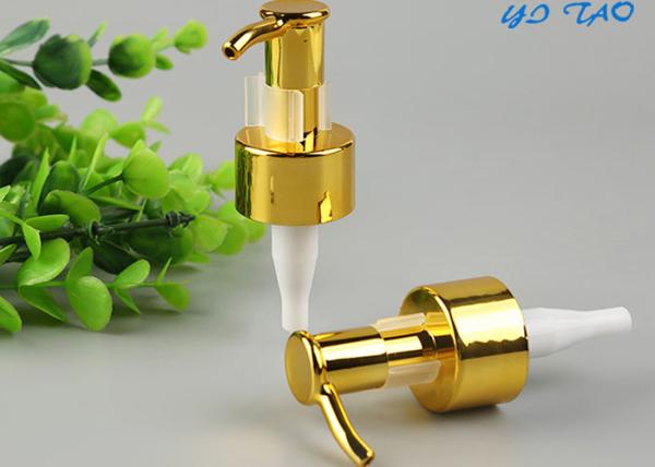 Aluminum Plastic Lotion Pump 24/410 28/410 Color Customized For Bottle