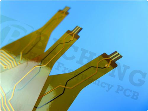 Polyimide PCB 25um FPC 2 couches 0,24 mm épaisseur d'immersion or