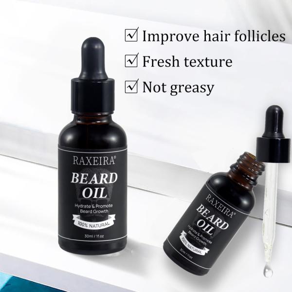 Private Label Organic Soften Moisturizing Strength Beard Growth Oil For Men