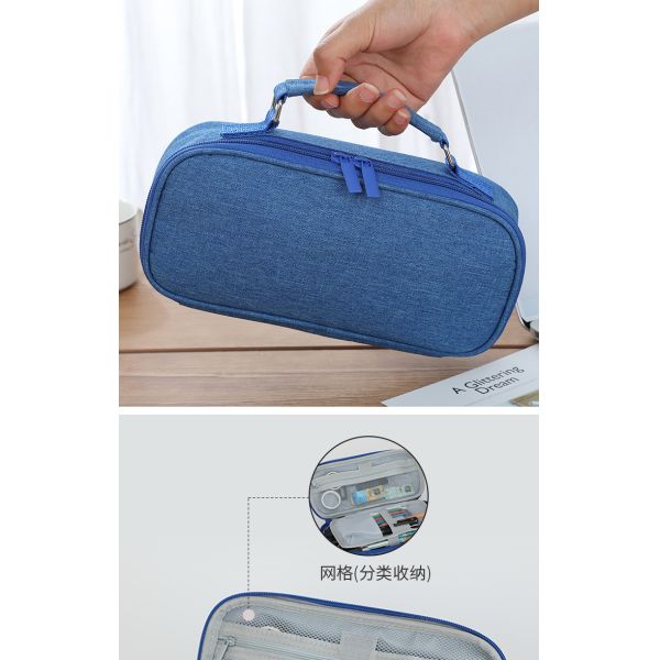 Мешок карандаша емкости случая карандаша Оксфорда OEM большой большой для предназначенных для подростков девушек мальчиков обучает студентов