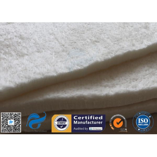 Silencieux de silice de tapis d'aiguille de fibre de verre haut réemballant le matériel 25MM 130KG 1800℉