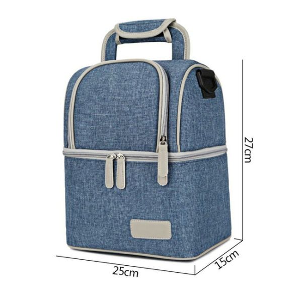 Women's Trendy School Backpacks , Double Layer Backpack Lunch Cooler