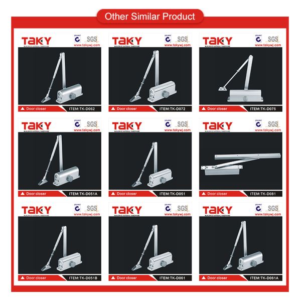 Мягко закрывающийся деревянный дверной закрыватель с серебряной печатной отделкой и гидравлической системой