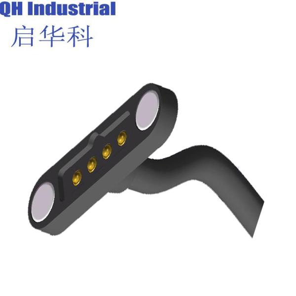 4Pin Peru Electronic Products Connector 4Pin spring loaded pin Magnetic Connector Magnetic spring loaded pin Connector