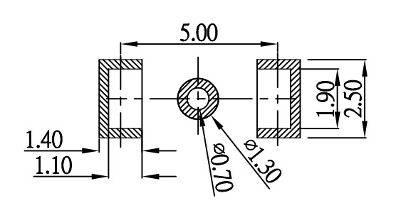 OD5.0mm Conector magnético redondo DC 12V 1A Conector femenino masculino