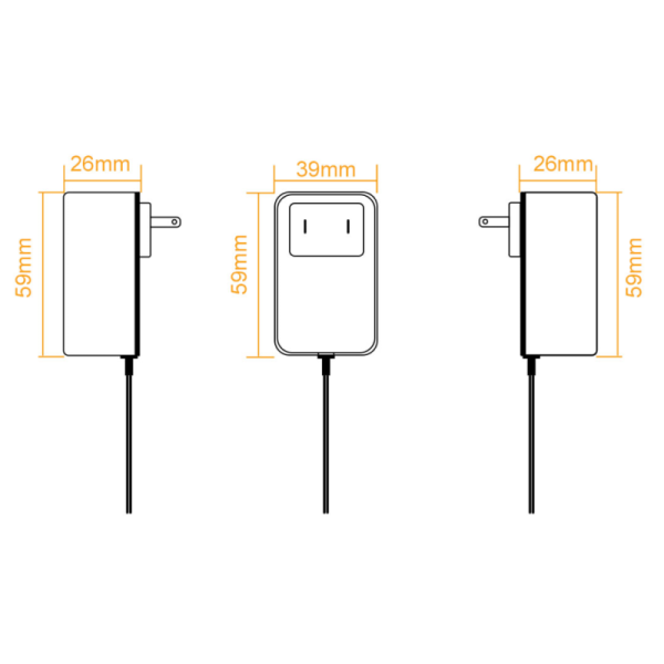 UL Class 2 5V 4A 20W Power Supply with 5.5*2.1mm DC Jack for Smart WiFi LED Strips
