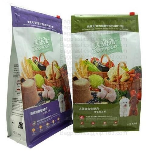 2.5kg 5kg Custom Printed Aluminium Foil Pouch Composite Side Gusset Packaging Bags Package Pouch Dog Pet Food Ba