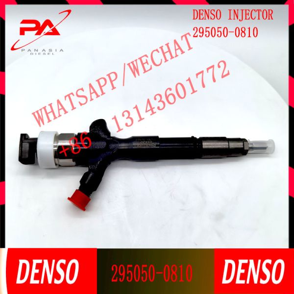 inyector común 23670-0L110 295050-0810 del carril para el inyector de combustible diesel de TOYOTA Hilux/Hiace/Dyna 2KD-FTV D-4D 23670-0L110