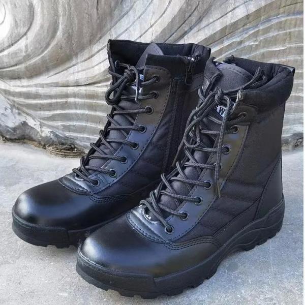 Special Forces Slip Resistant Tactical Boots Steel Toe Lightweight Men'S Shoes Combat