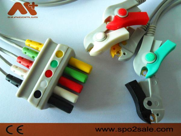 Leadwire compatível da ligação ECG de Draeger 5 - MP03413