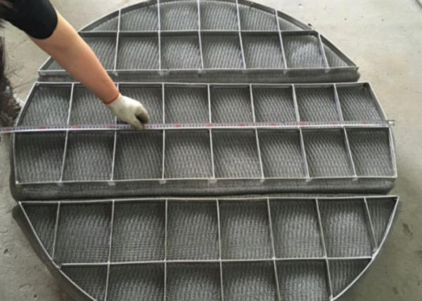 Stainless Steel 304 316 Wire Mesh Demister Pad For Aviation Gas Liquid Separation