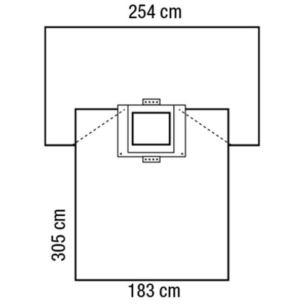 ETO Sterile Dark Blue Disposable Medical Drapes For C Section