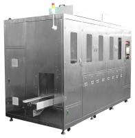 Laveuse de panier en acier inoxydable anti-corrosion, équipement de nettoyage de panier industriel 380V