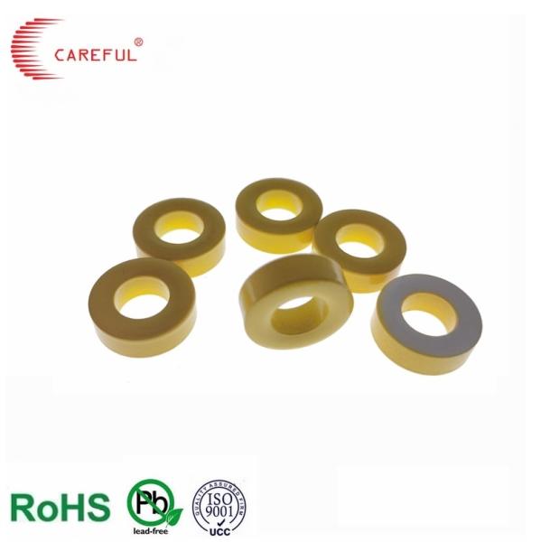 Soft Magnetic Iron Core Iron Powder Toroidal Cores Rohs ISO9001 For Choke