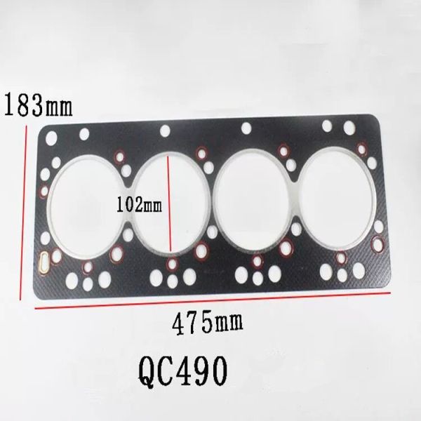 OEM NO 2409001801504 China Truck Parts Cylinder Gasket for QC490