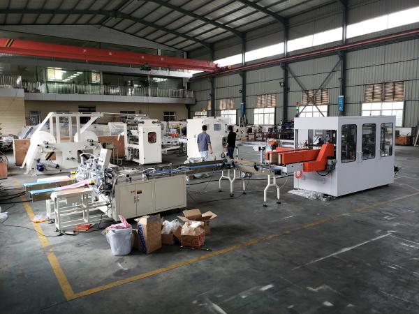 Semi Auto Soft Drawn Facial Tissue Paper Making Machine Production Line 220V/380V