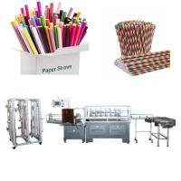 Papel descartável feito sob encomenda Straw Machines de 70-1050mm 35-50 M/Min